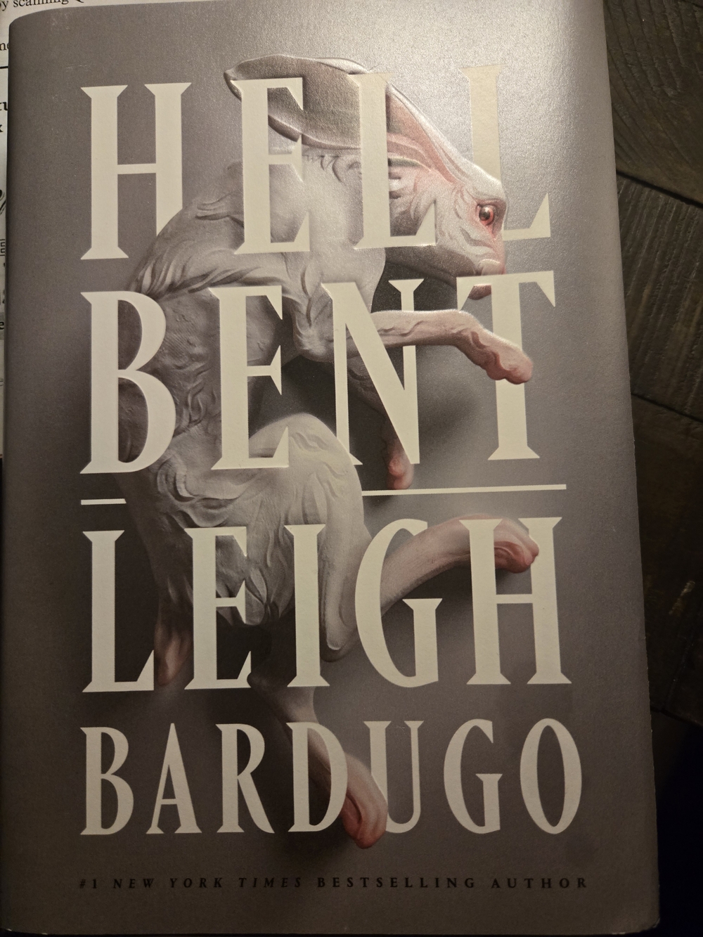 Hell Bent by Leigh Bardugo - Gray Cover with White Typography